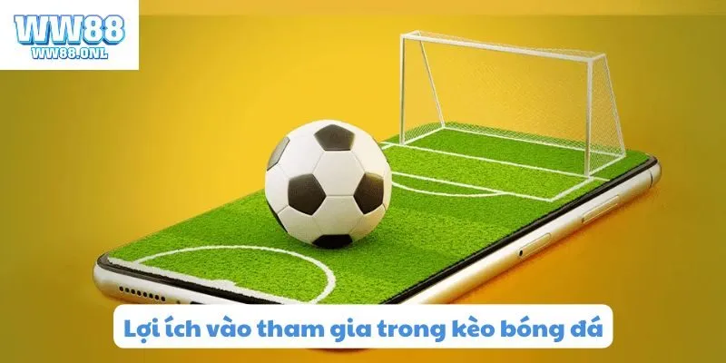 Lợi ích vào tham gia trong kèo bóng đá